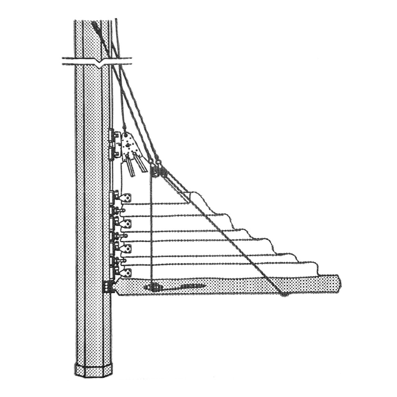 Harken 253 Lazy Jack System For boats 27' to 37'